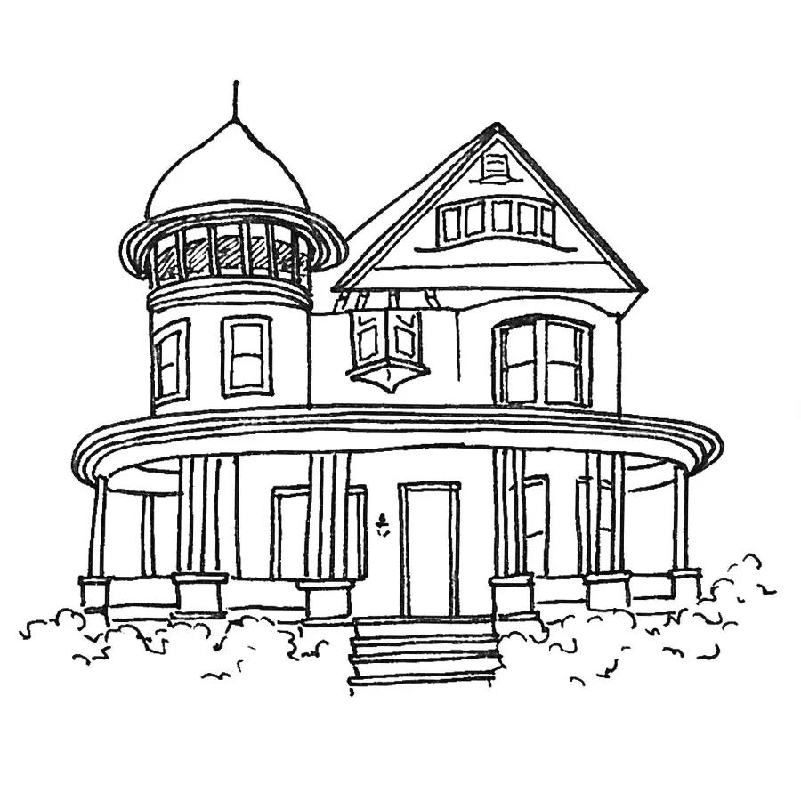 Queen Anne-style home