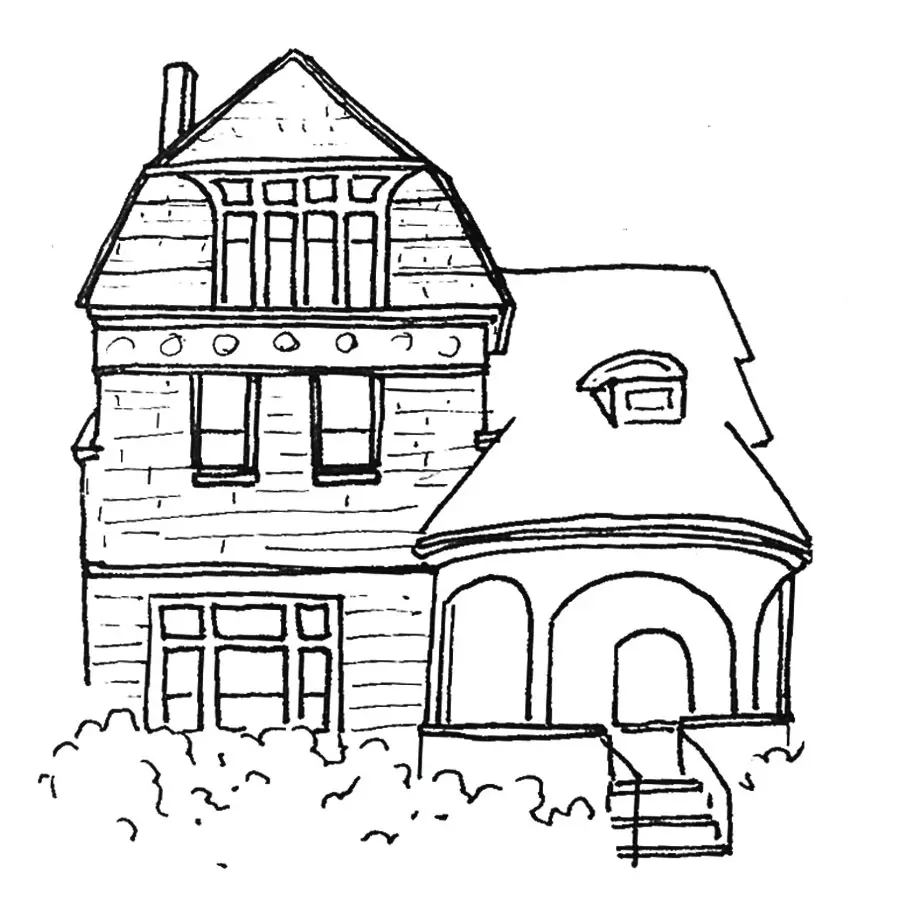 Shingle-style home