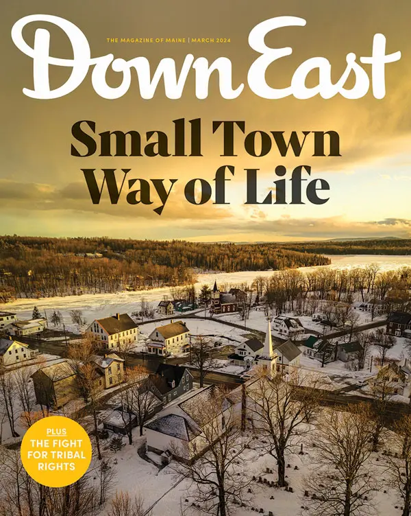 Down East Magazine, March 2024 cover