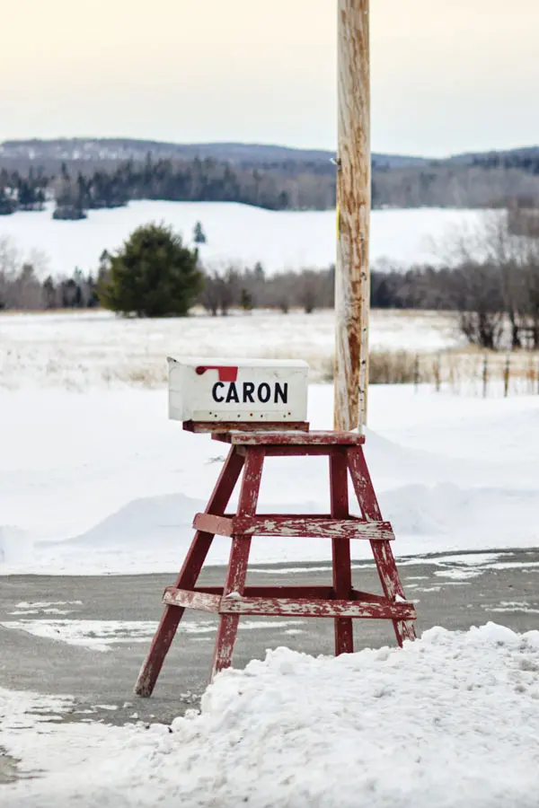 Aroostook County mailboxes