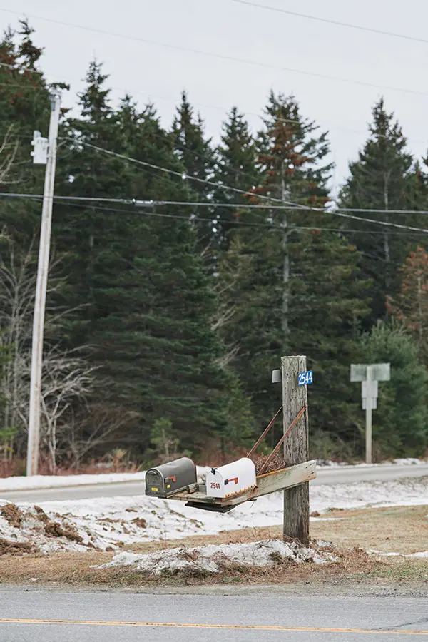 Aroostook County mailboxes