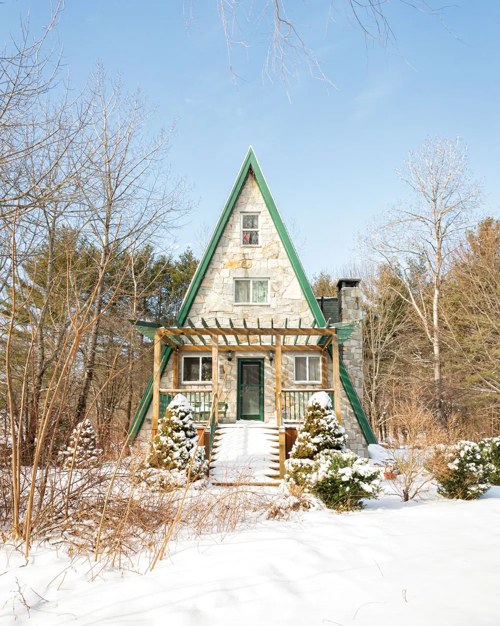 Whitney Gill and Amory Raymond's Bowdoin A-frame