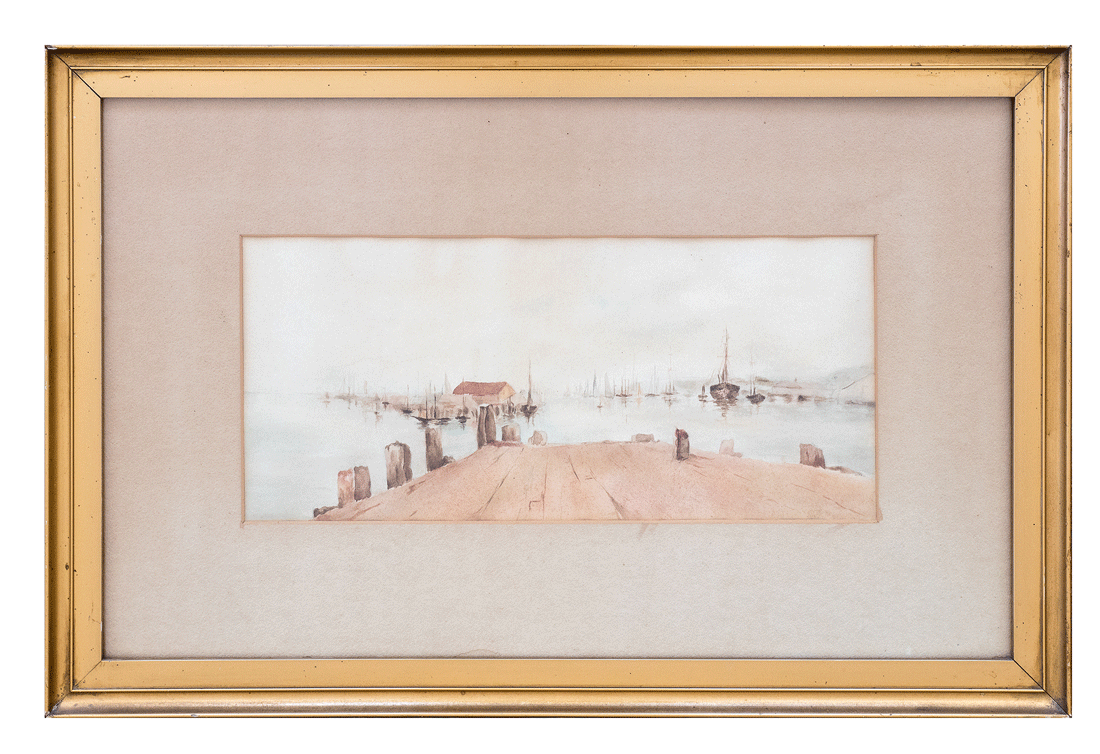 Eastport watercolor by Dougal Anderson