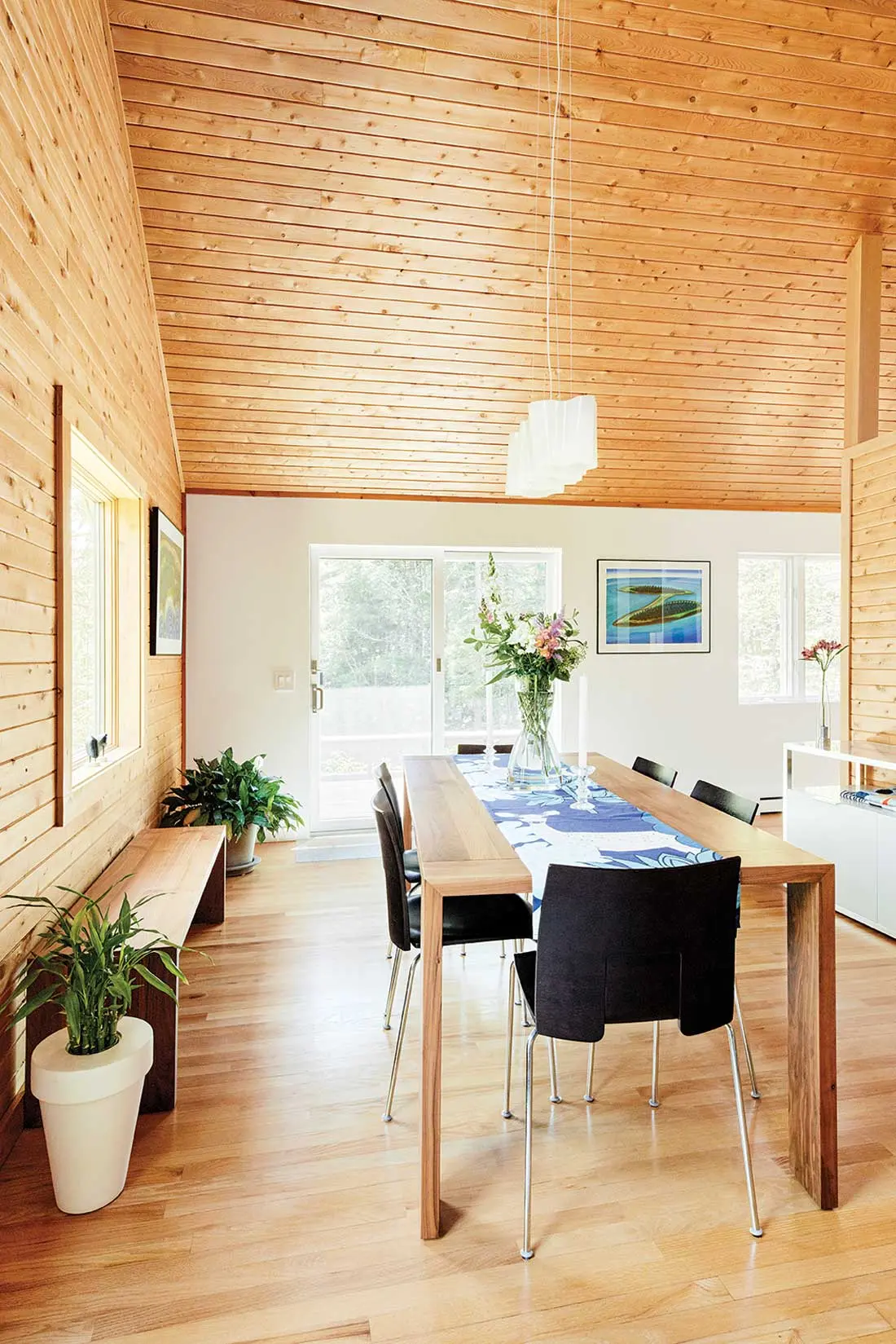For an MDI Couple, One Renovation Led to Another Gary and Lori Lloyd dining room