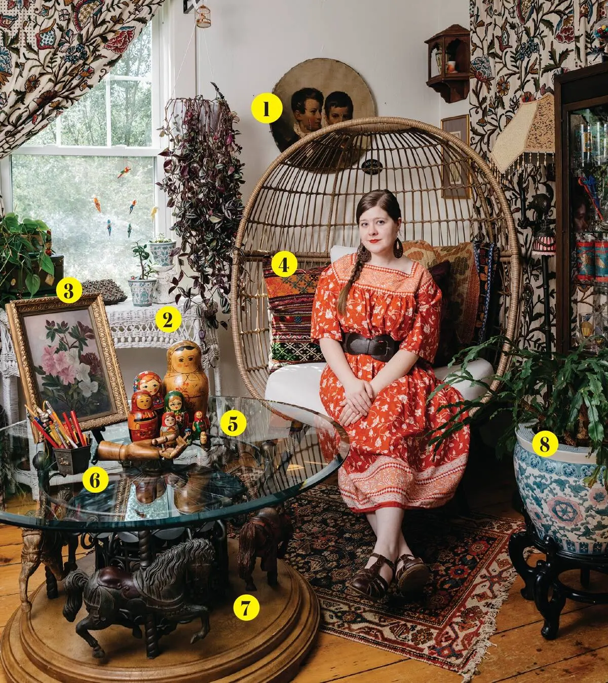 Lexi Joyall in her Richmond living room