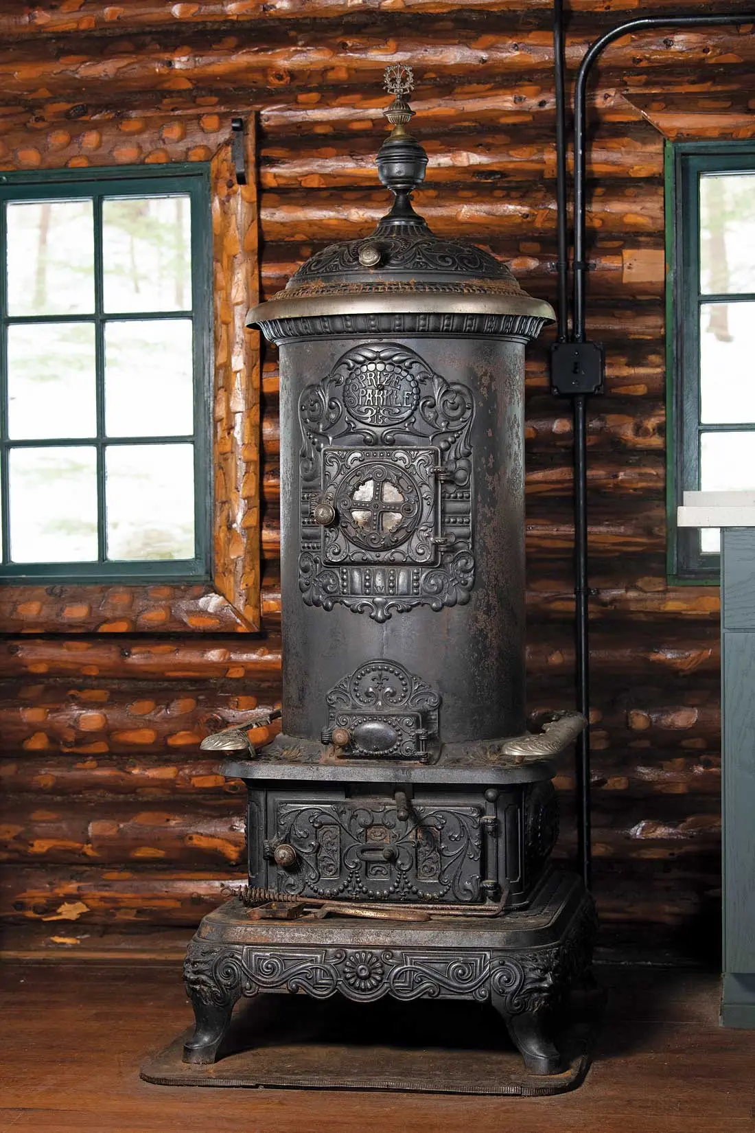 Victorian Fitness Buffs Kept These Around the House Portland Stove Foundry Co. "station agent" stove