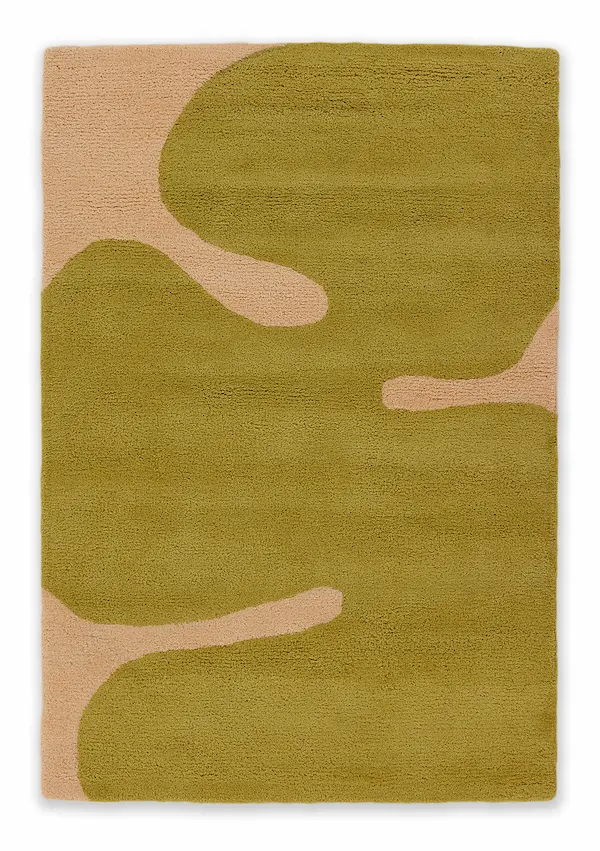 designer Angela Adams’s groovy wool Astrud rug