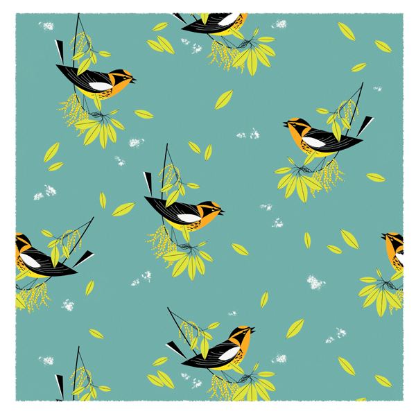 bird fabric