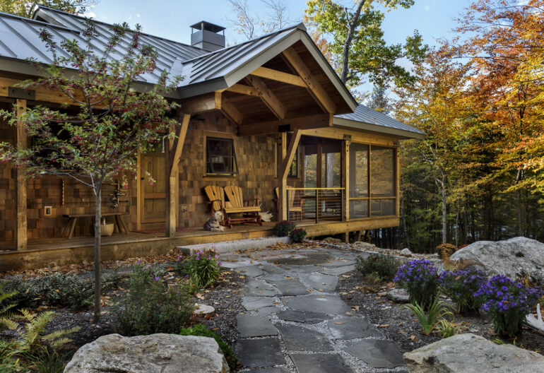 Debbie Mann and Geoff Cummings 2,500-square-foot retreat on Stoneham's Horseshoe Pond