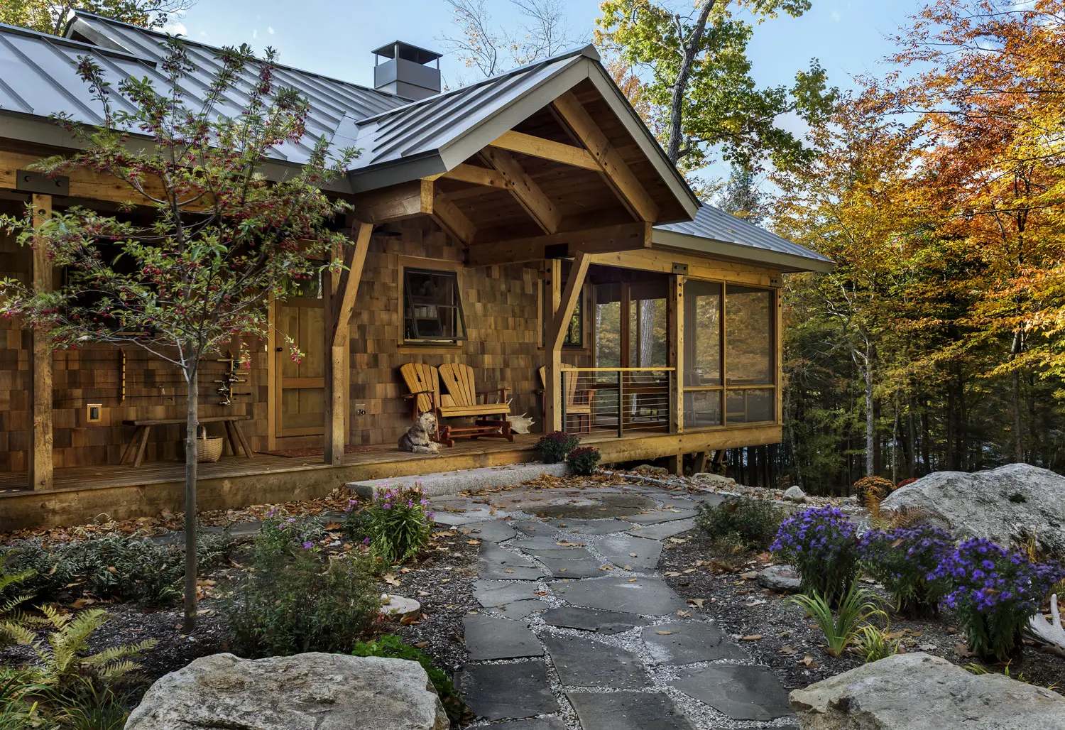 Debbie Mann and Geoff Cummings 2,500-square-foot retreat on Stoneham's Horseshoe Pond