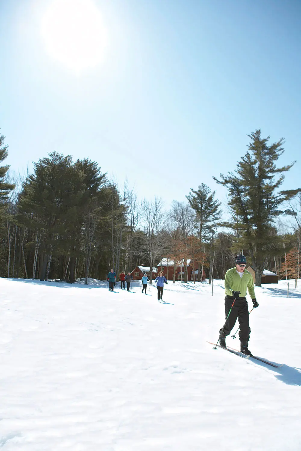 cross-country skiing in Maine