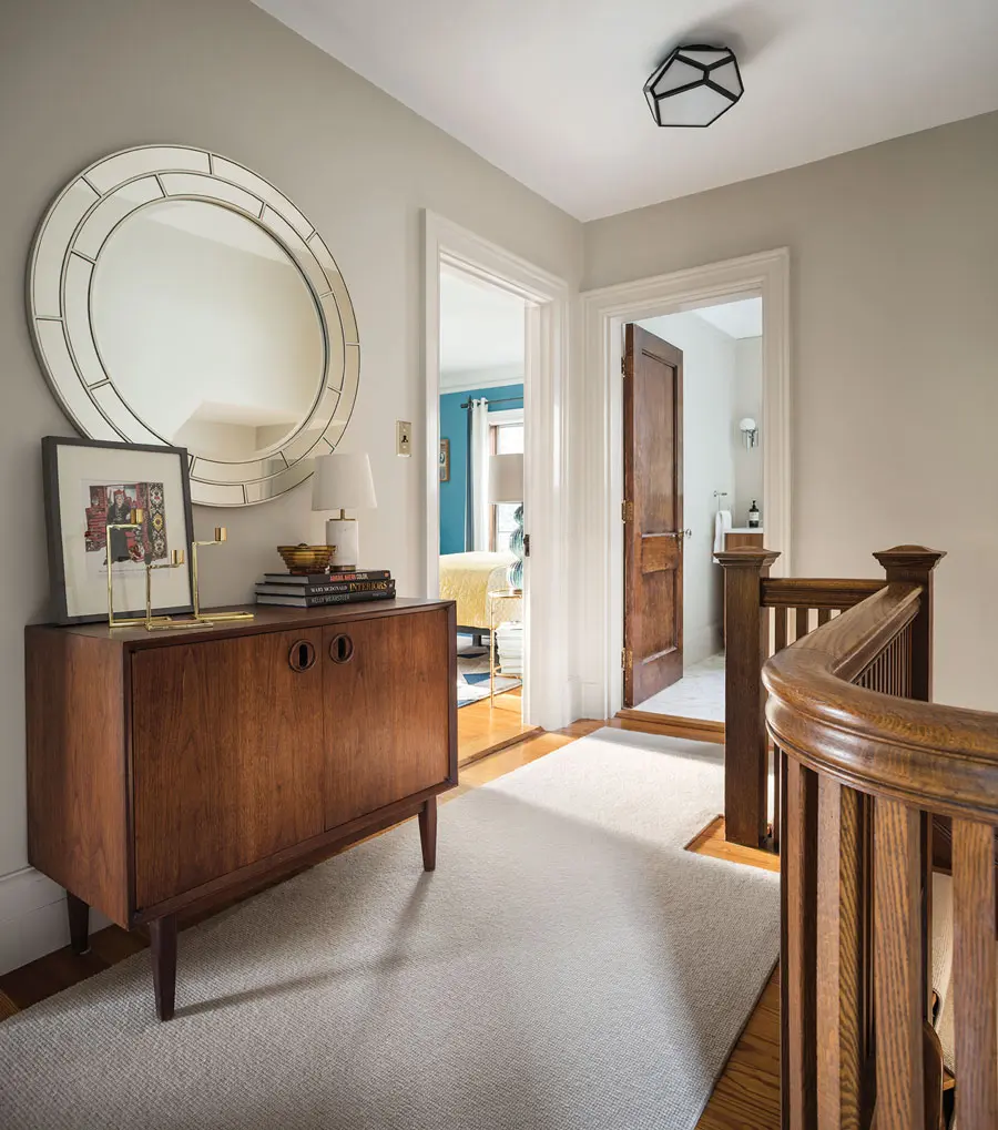 upstairs hallway