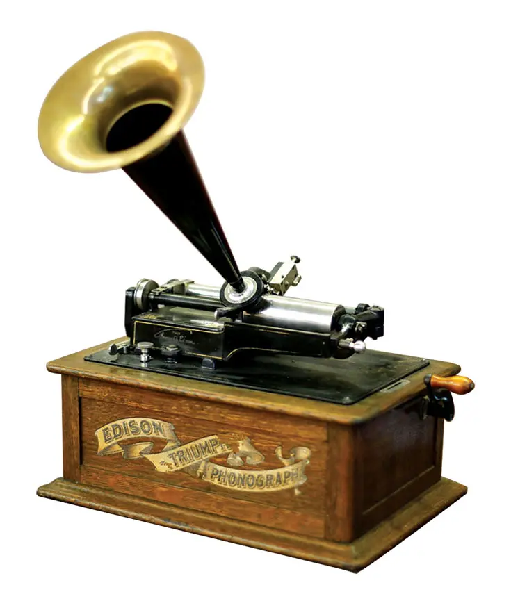 antique phonograph