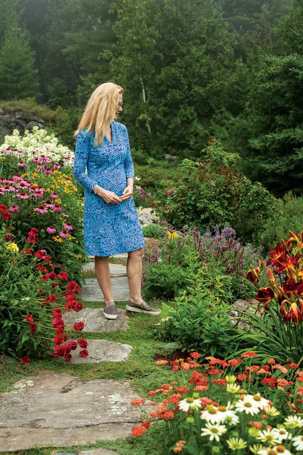 Rachel McCleary in her Camden garden