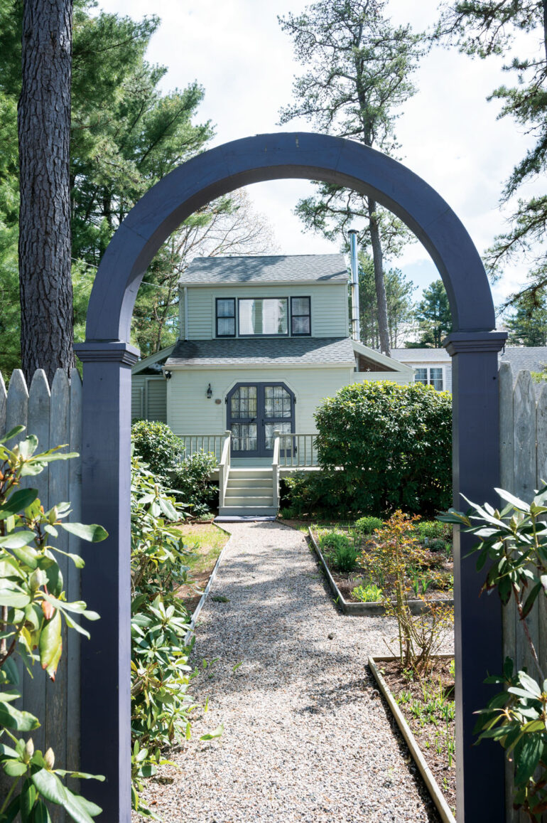 The 800-square-foot cottage that has served as the Laurie O’Neill's refuge sits on a small lot in a densely packed Wells neighborhood.