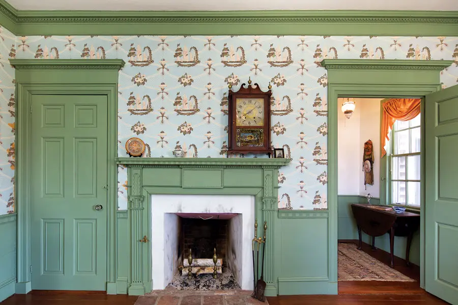 the formal parlor, The Alden House
