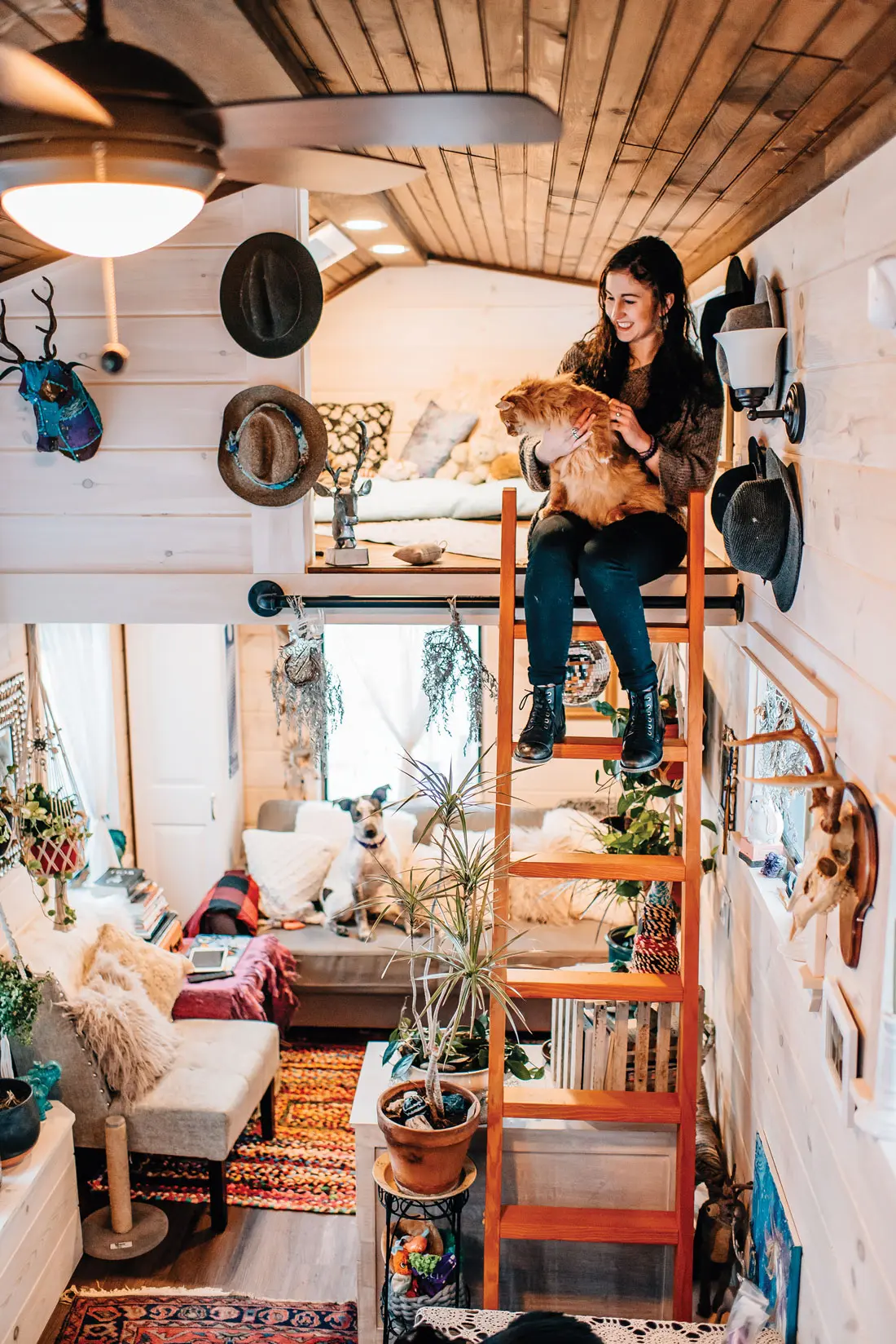 MH2003-tiny-1 Armella Brown in her mobile tiny home