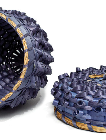 Blueberry Basket, 2009, ash and sweetgrass, by Molly Neptune Parker