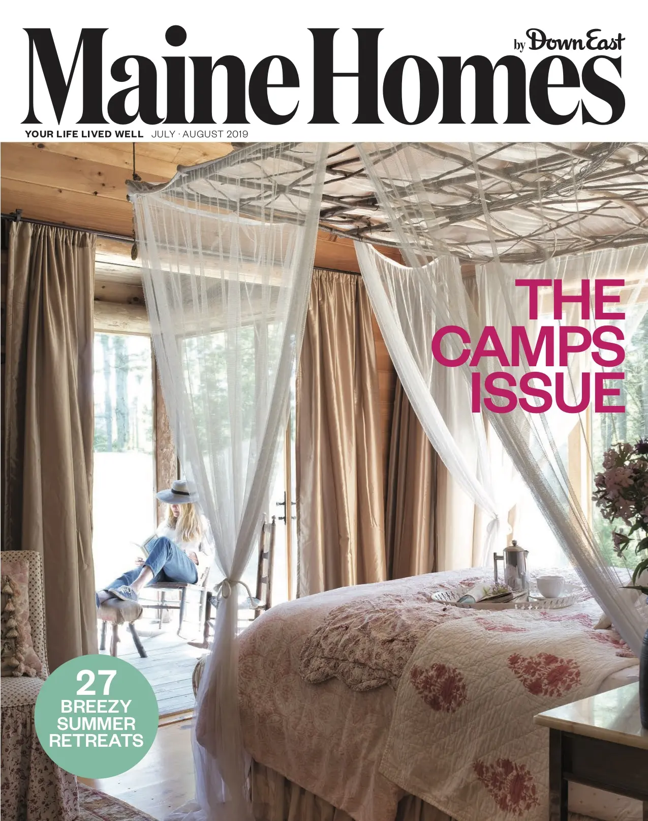 July August 2019, Maine Homes by Down East