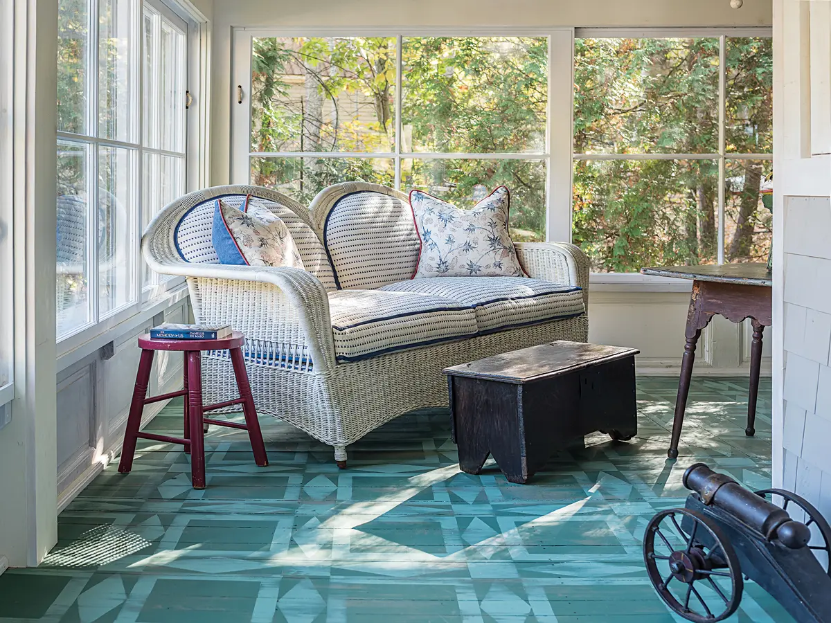 Megunticook Lake House sunporch