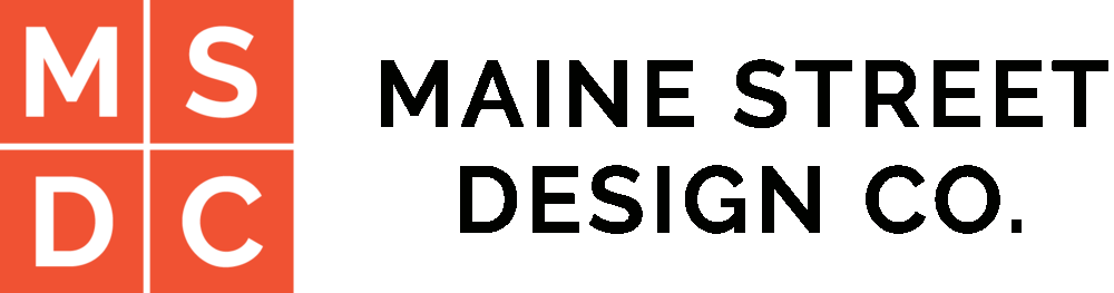 MSD_WebsiteLogo black text Maine Street Design Co.