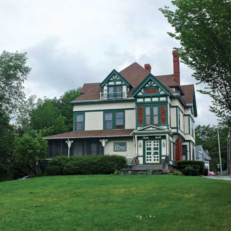 the Longley House, also known as The Elms, in Westbrook, Maine