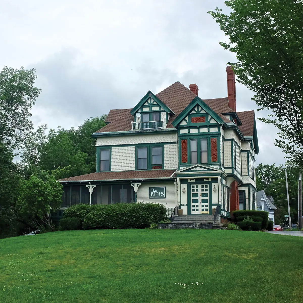 the Longley House, also known as The Elms, in Westbrook, Maine