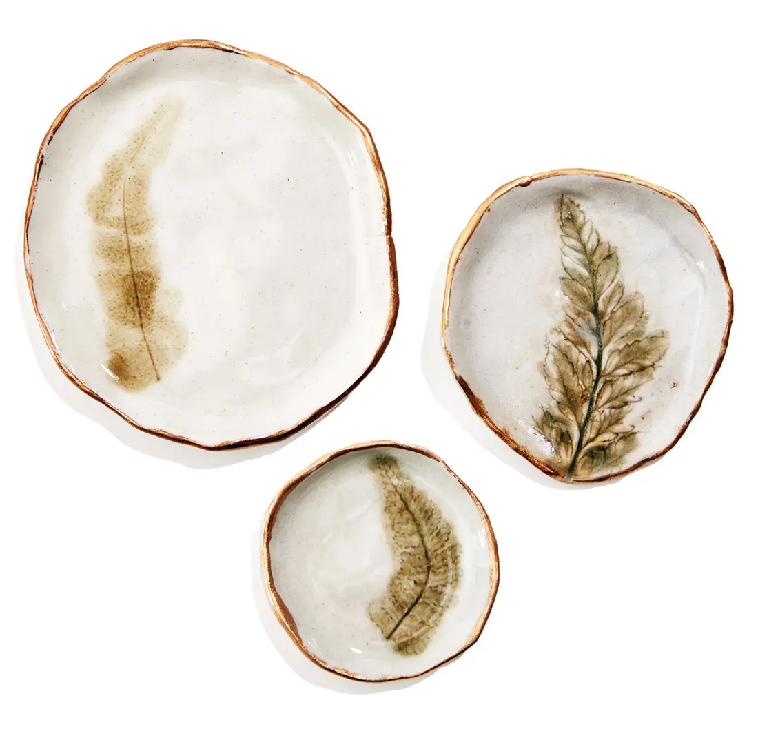 fern ring dishes by Avril Willaims