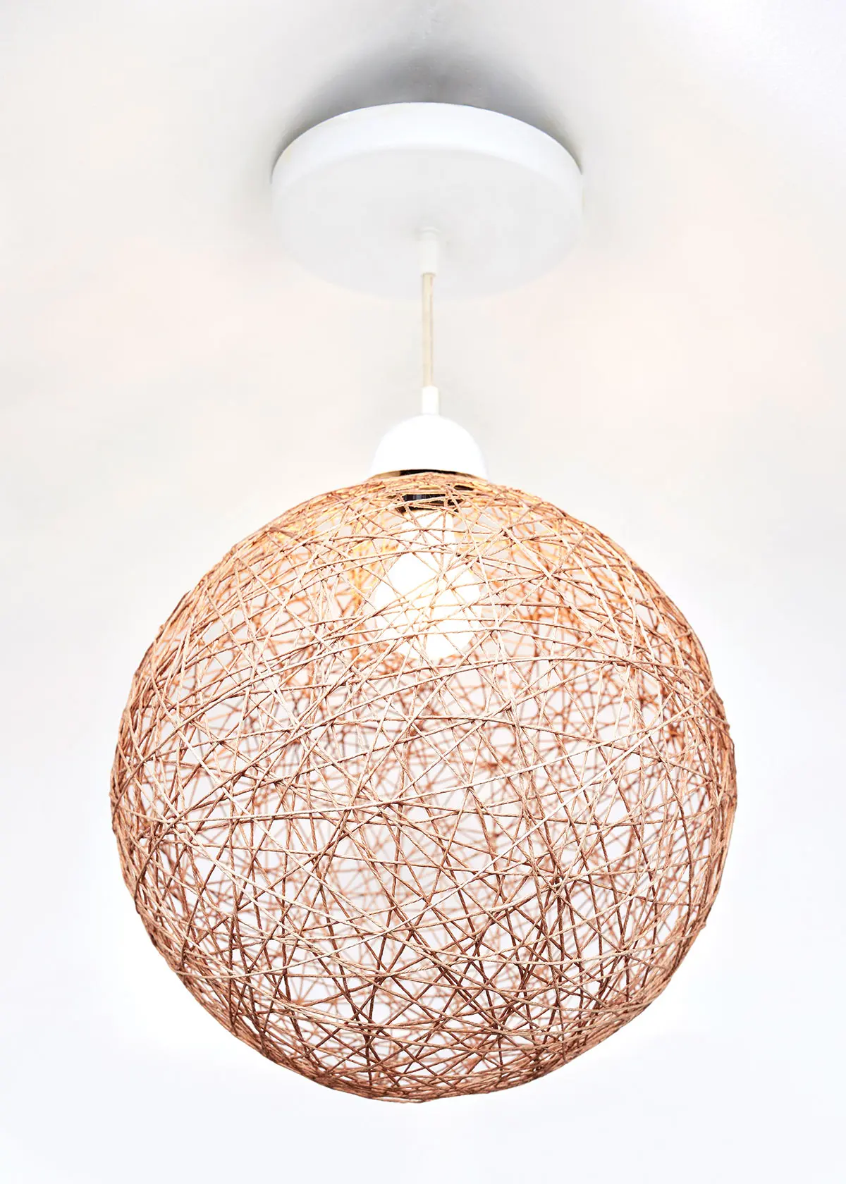 hemp pendant by Avril Williams