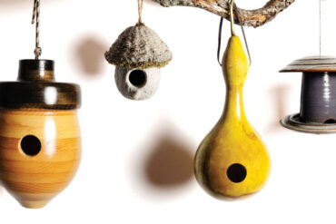 Maine-made bird feeders and birdhouses