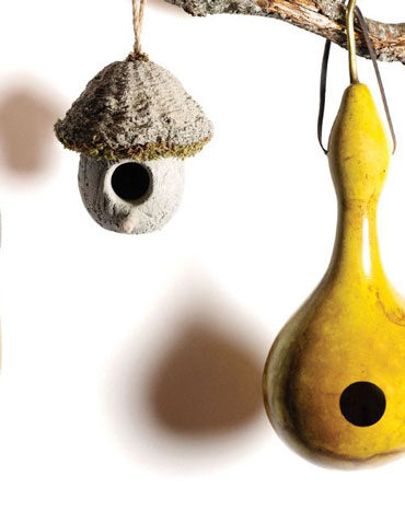 Maine-made bird feeders and birdhouses