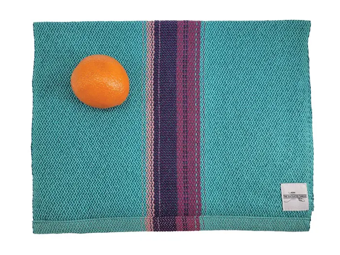 cotton striped tea towel