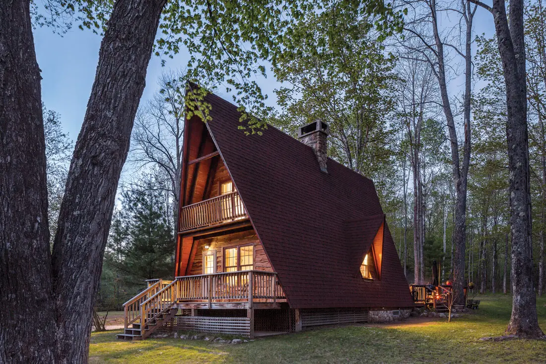 Miroslav and Svetlana Ladan’s Newry A-frame