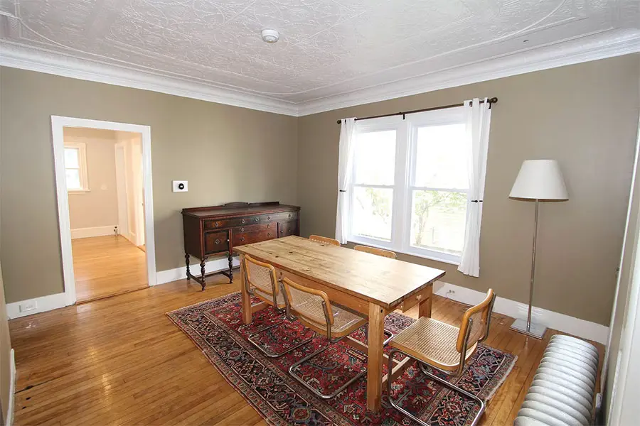 Portland second empire living/dining room before