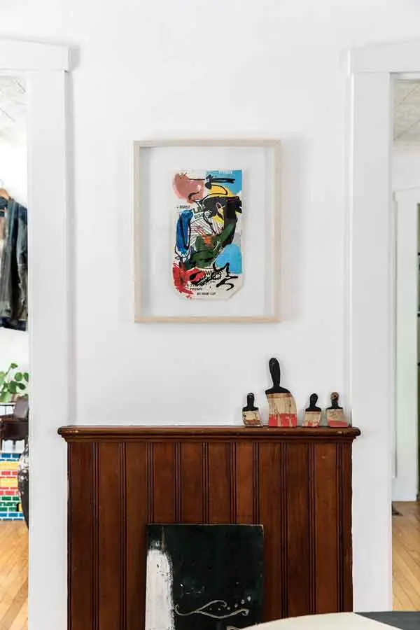 A Jonni Cheatwood painting in the dining room.