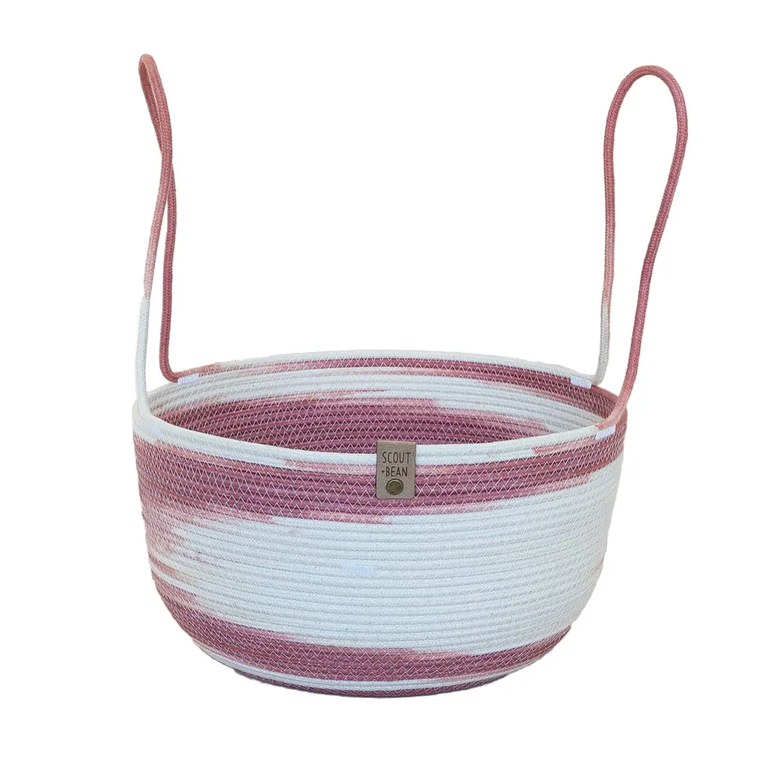Scout + Bean’s Lincolnville-made dip-dyed harvest basket