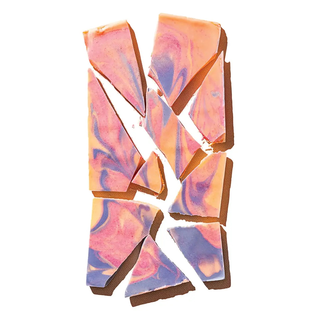 Compartés’ fruity, hand-swirled Tie-Dye chocolate bar