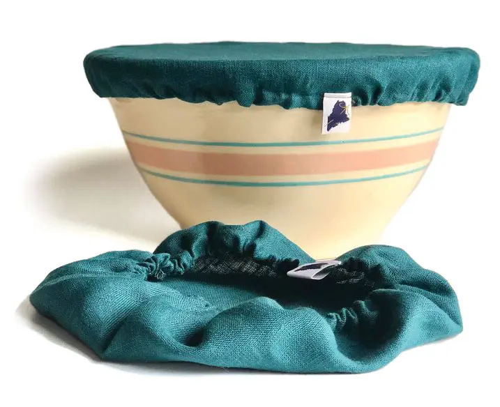 Amphitrite Studio’s Newcastle-made linen bowl cover