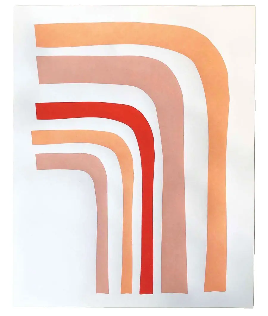 f_print rainbow print by Emma Lockwood