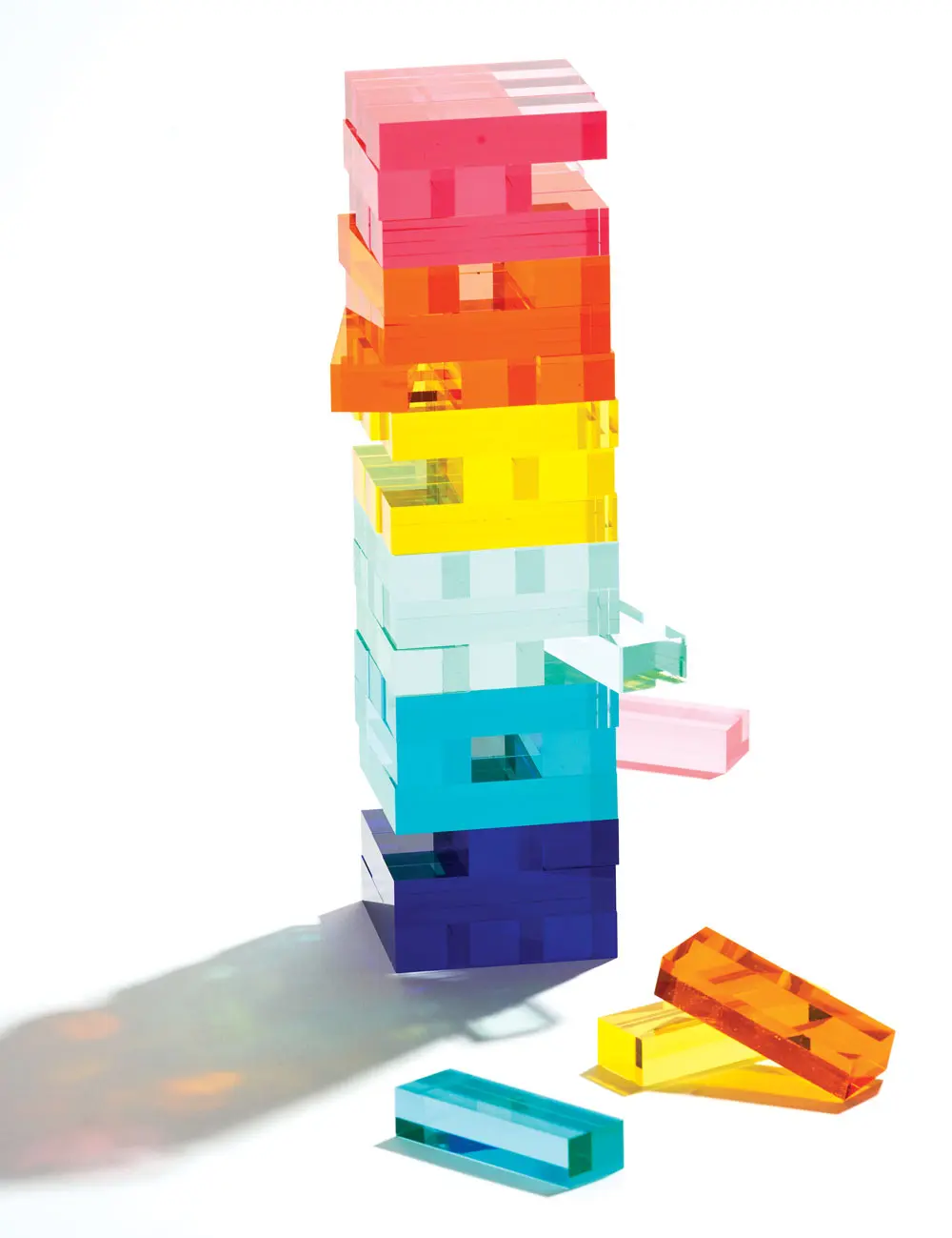 f_tower Lucite Jumbling Tower