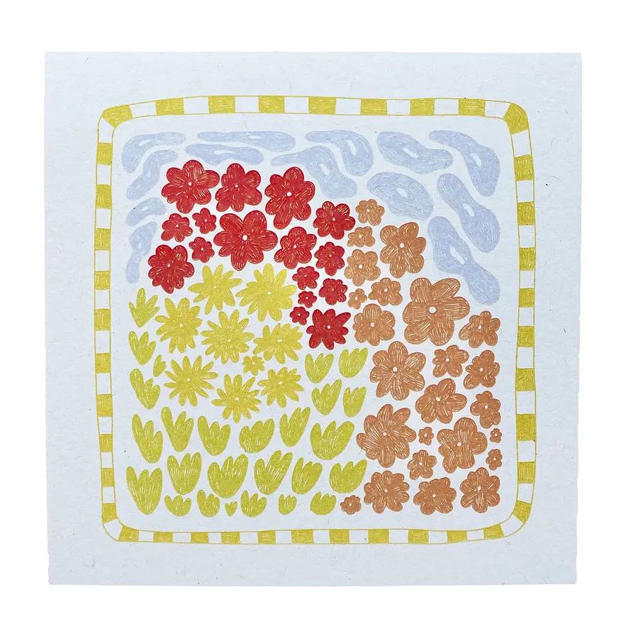 "Garden Bed" art print by Allison McKeen