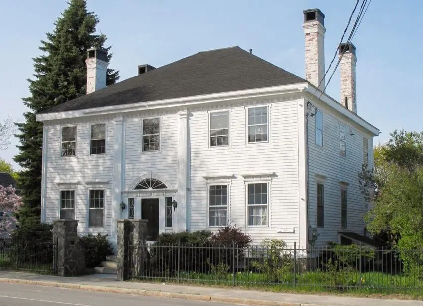 Federal-style farmhouse