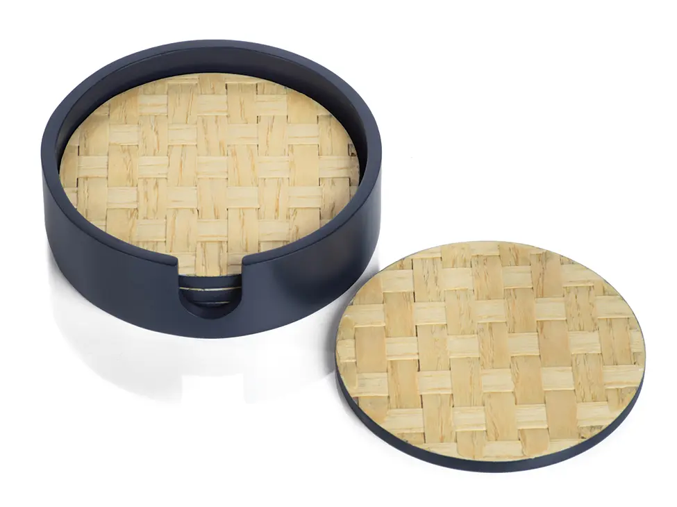woven ash coasters