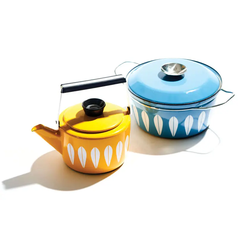 1960s Cathrineholm Lotus enamelware