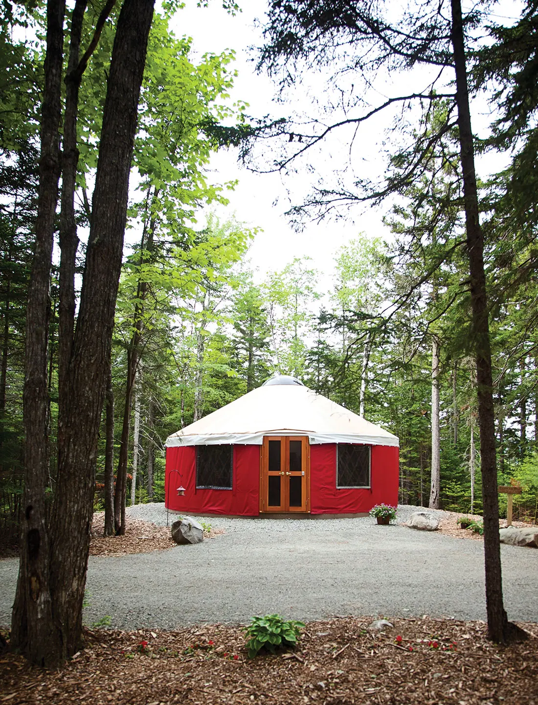 Acadia Yurts in Southwest Harbor Maine