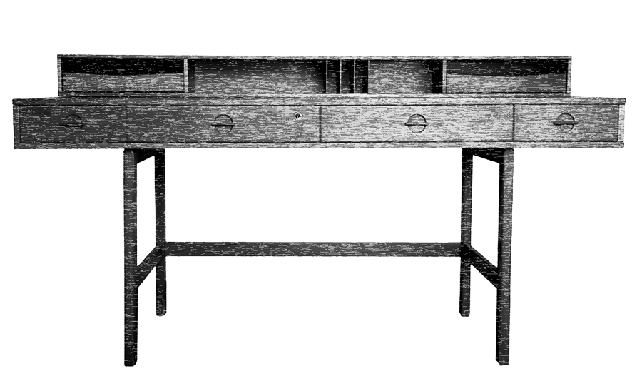 mid_desk-mezzo Danish Modern teak desk