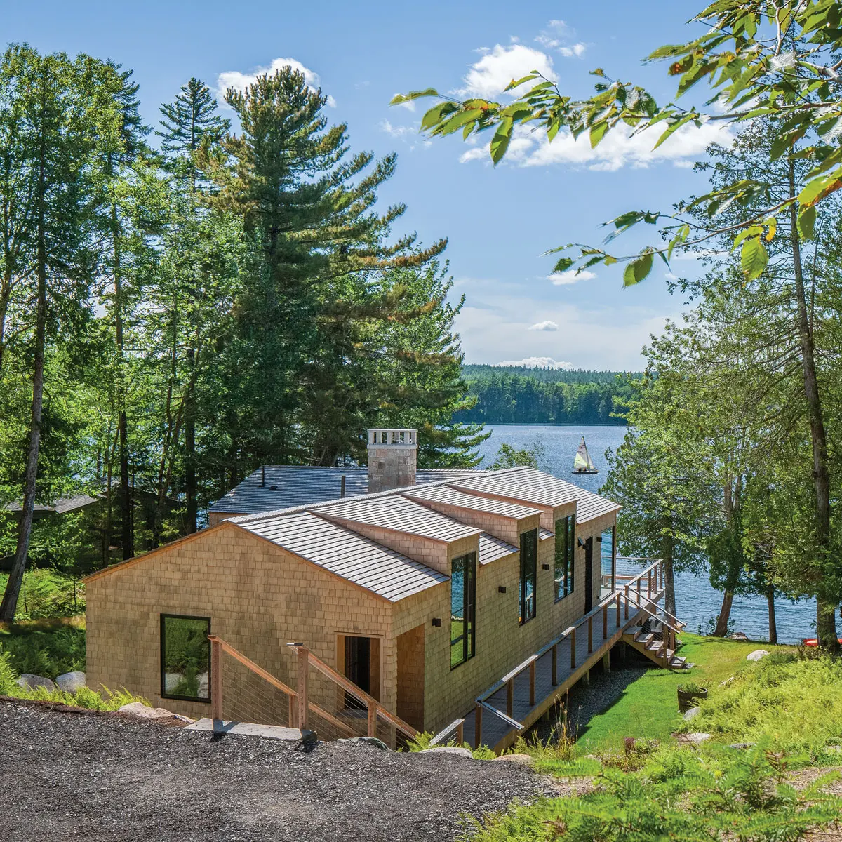 modern-arch modern architecture and Maine can mix