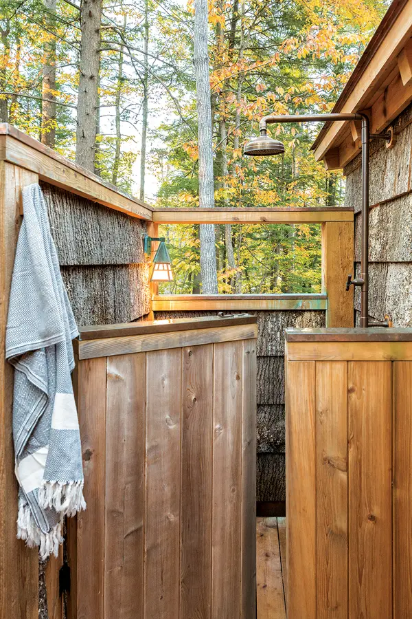 outdoor shower