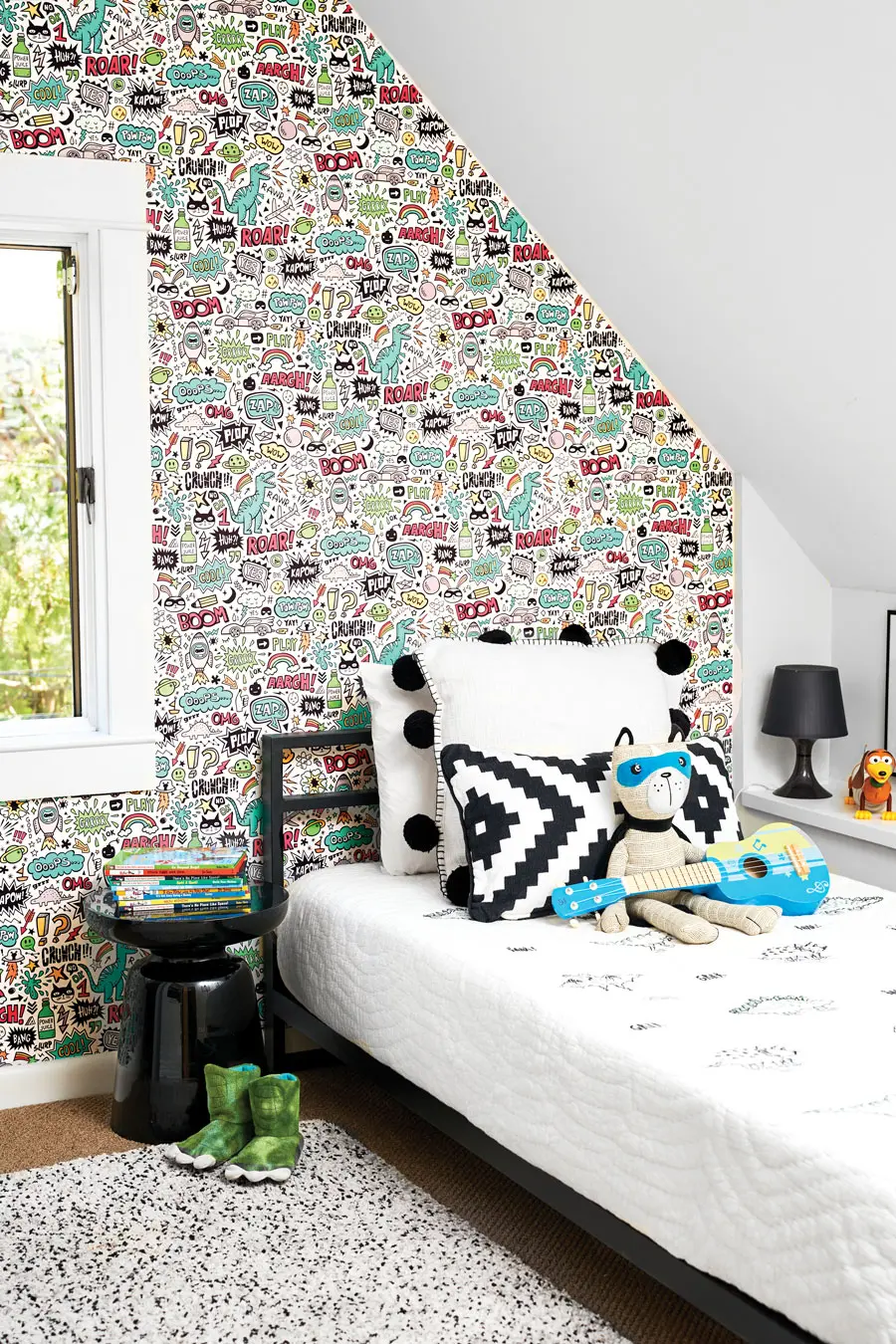 Spoonflower print wallpaper