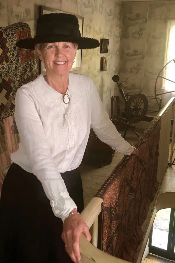 Preserving a 19th-Century Writer's Party Pad Owner Carla Baade Turner sometimes borrows from Kate Douglas Wiggin’s wardrobe when giving tours.